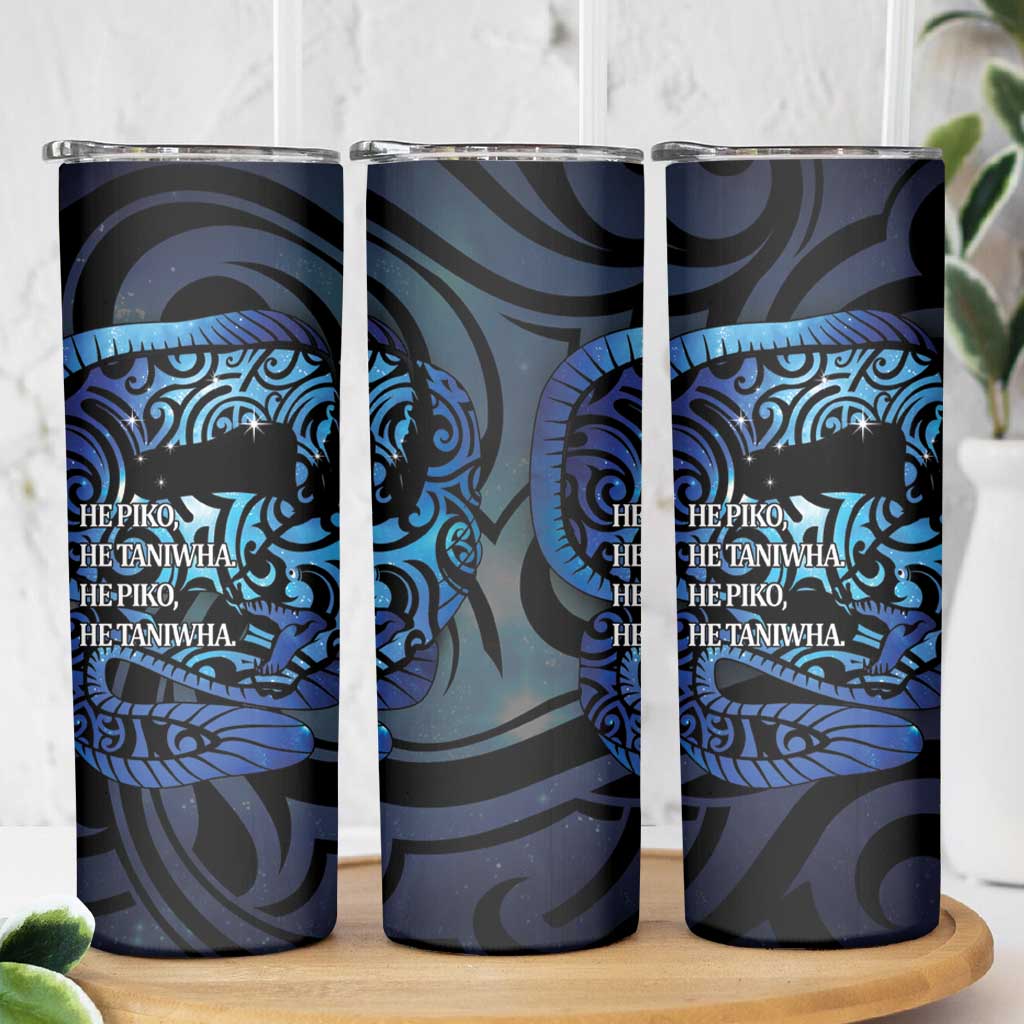 Tuna Eel New Zealand Matariki Skinny Tumbler He Piko He Taniwha Maori Pattern