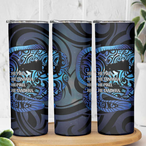 Tuna Eel New Zealand Matariki Skinny Tumbler He Piko He Taniwha Maori Pattern