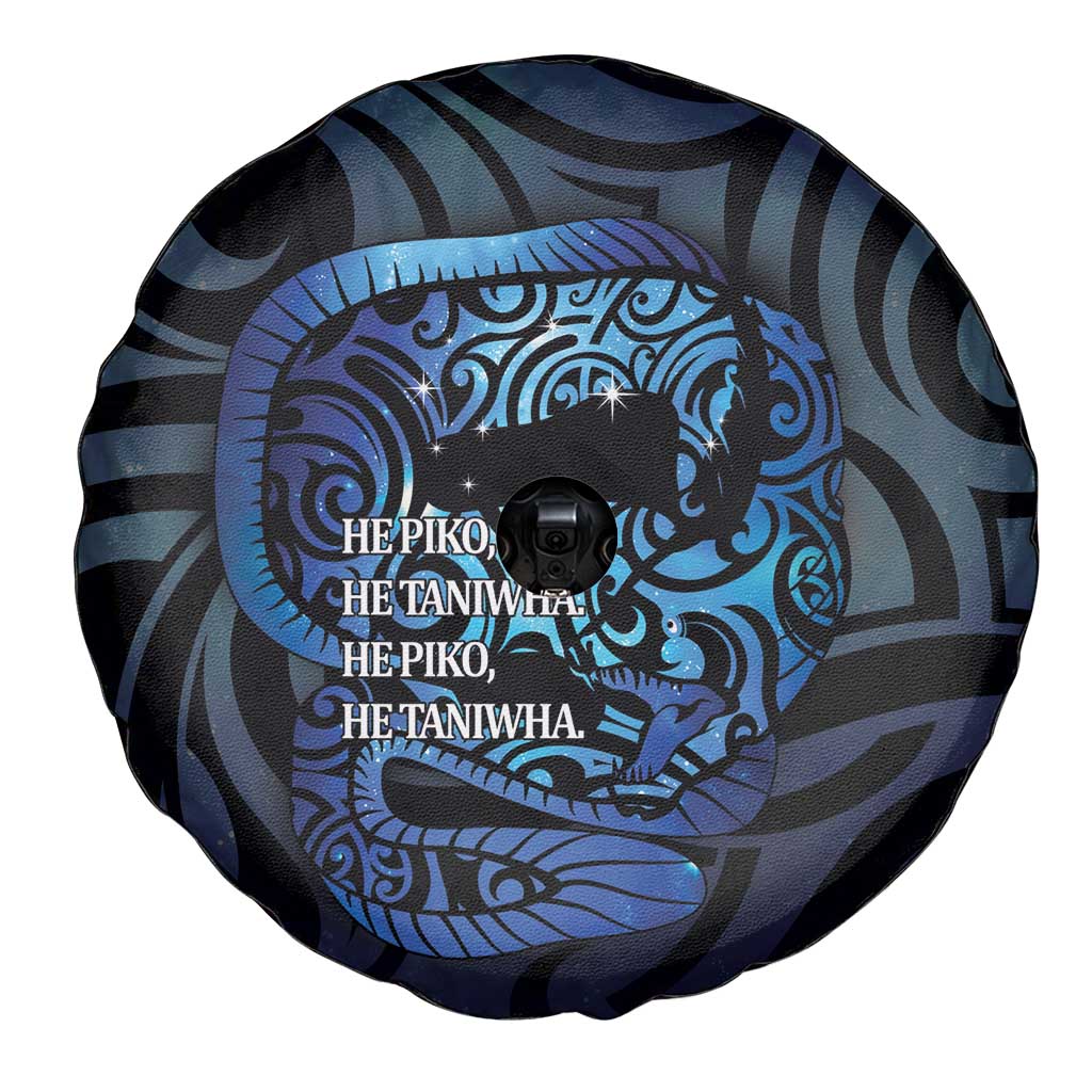 Tuna Eel New Zealand Matariki Spare Tire Cover He Piko He Taniwha Maori Pattern