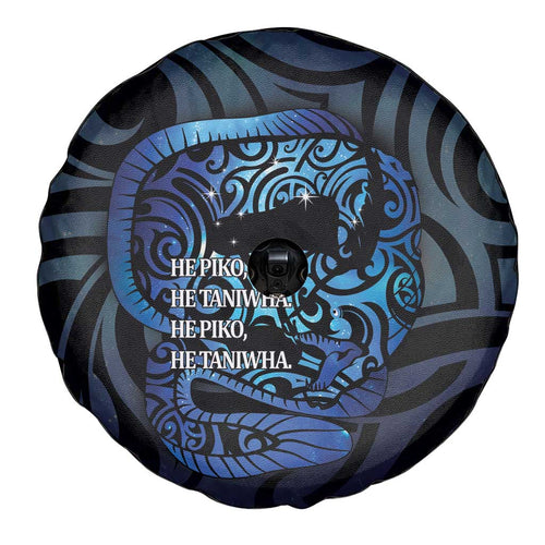 Tuna Eel New Zealand Matariki Spare Tire Cover He Piko He Taniwha Maori Pattern