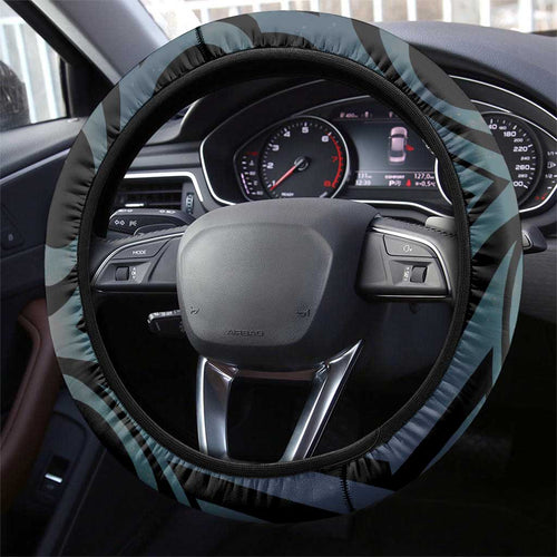 Tuna Eel New Zealand Matariki Steering Wheel Cover He Piko He Taniwha Maori Pattern