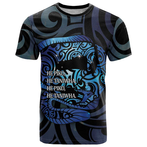 Tuna Eel New Zealand Matariki T Shirt He Piko He Taniwha Maori Pattern