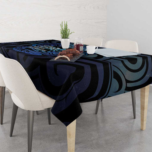 Tuna Eel New Zealand Matariki Tablecloth He Piko He Taniwha Maori Pattern