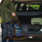 Tuna Eel New Zealand Matariki Travel Bag He Piko He Taniwha Maori Pattern