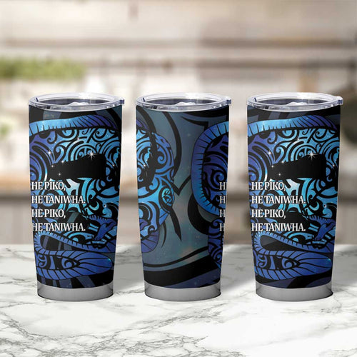 Tuna Eel New Zealand Matariki Tumbler Cup He Piko He Taniwha Maori Pattern