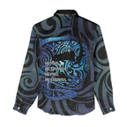 Tuna Eel New Zealand Matariki Women Casual Shirt He Piko He Taniwha Maori Pattern