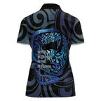 Tuna Eel New Zealand Matariki Women Polo Shirt He Piko He Taniwha Maori Pattern