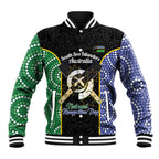 Personalised South Sea Islanders National Recognition Day Baseball Jacket Australia Aboriginal Vanuatu Pig Tusk