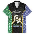 Personalised South Sea Islanders National Recognition Day Family Matching Summer Maxi Dress and Hawaiian Shirt Australia Aboriginal Vanuatu Pig Tusk