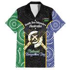 Personalised South Sea Islanders National Recognition Day Family Matching Summer Maxi Dress and Hawaiian Shirt Australia Aboriginal Vanuatu Pig Tusk