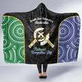 Personalised South Sea Islanders National Recognition Day Hooded Blanket Australia Aboriginal Vanuatu Pig Tusk