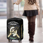 Personalised South Sea Islanders National Recognition Day Luggage Cover Australia Aboriginal Vanuatu Pig Tusk