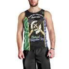 Personalised South Sea Islanders National Recognition Day Men Tank Top Australia Aboriginal Vanuatu Pig Tusk