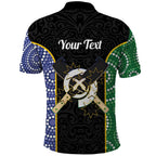 Personalised South Sea Islanders National Recognition Day Polo Shirt Australia Aboriginal Vanuatu Pig Tusk