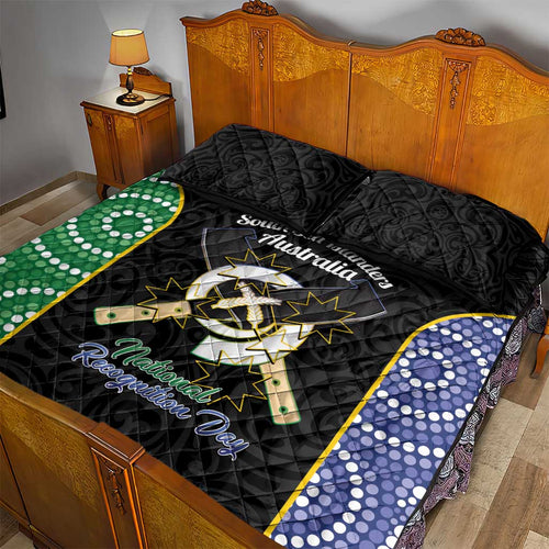 Personalised South Sea Islanders National Recognition Day Quilt Bed Set Australia Aboriginal Vanuatu Pig Tusk