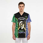 Personalised South Sea Islanders National Recognition Day Scrub Top Australia Aboriginal Vanuatu Pig Tusk - Aussie Hoodie