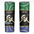 Personalised South Sea Islanders National Recognition Day Skinny Tumbler Australia Aboriginal Vanuatu Pig Tusk