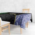 Personalised South Sea Islanders National Recognition Day Tablecloth Australia Aboriginal Vanuatu Pig Tusk