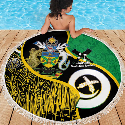 Australian South Sea Islanders National Recognition Day Beach Blanket Solomon Islands And Vanuatu Culture
