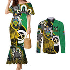Australian South Sea Islanders National Recognition Day Couples Matching Mermaid Dress and Long Sleeve Button Shirt Solomon Islands And Vanuatu Culture