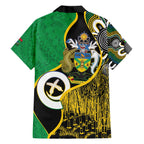 Australian South Sea Islanders National Recognition Day Family Matching Off The Shoulder Long Sleeve Dress and Hawaiian Shirt Solomon Islands And Vanuatu Culture