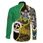 Australian South Sea Islanders National Recognition Day Family Matching Off The Shoulder Long Sleeve Dress and Hawaiian Shirt Solomon Islands And Vanuatu Culture