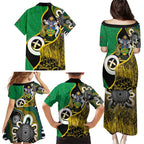 Australian South Sea Islanders National Recognition Day Family Matching Puletasi and Hawaiian Shirt Solomon Islands And Vanuatu Culture