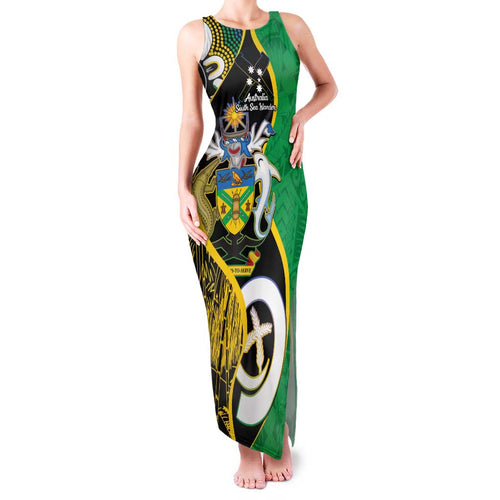 Australian South Sea Islanders National Recognition Day Family Matching Tank Maxi Dress and Hawaiian Shirt Solomon Islands And Vanuatu Culture