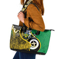 Australian South Sea Islanders National Recognition Day Leather Tote Bag Solomon Islands And Vanuatu Culture