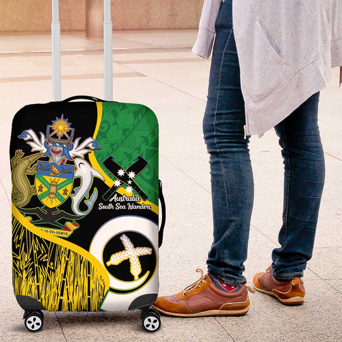 Australian South Sea Islanders National Recognition Day Luggage Cover Solomon Islands And Vanuatu Culture