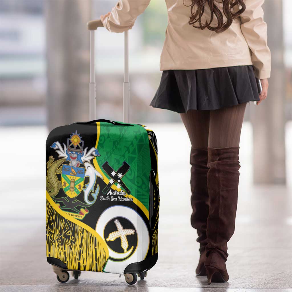 Australian South Sea Islanders National Recognition Day Luggage Cover Solomon Islands And Vanuatu Culture