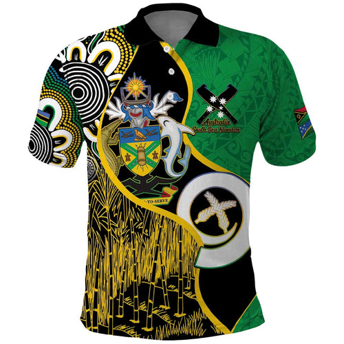 Australian South Sea Islanders National Recognition Day Polo Shirt Solomon Islands And Vanuatu Culture