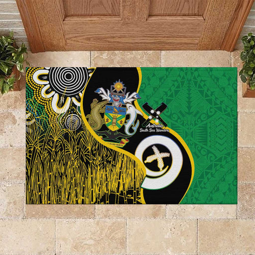 Australian South Sea Islanders National Recognition Day Rubber Doormat Solomon Islands And Vanuatu Culture