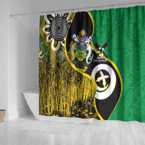 Australian South Sea Islanders National Recognition Day Shower Curtain Solomon Islands And Vanuatu Culture