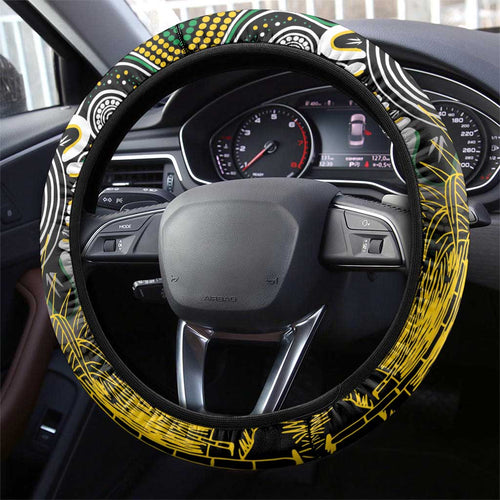 Australian South Sea Islanders National Recognition Day Steering Wheel Cover Solomon Islands And Vanuatu Culture
