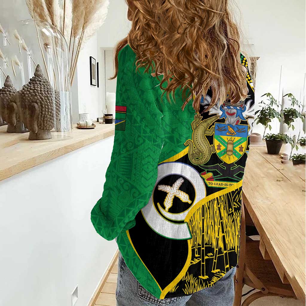 Australian South Sea Islanders National Recognition Day Women Casual Shirt Solomon Islands And Vanuatu Culture