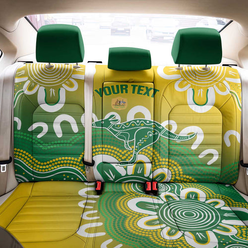 Custom Australia Socceroos Football Back Car Seat Cover Come On Aussie