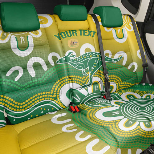 Custom Australia Socceroos Football Back Car Seat Cover Come On Aussie
