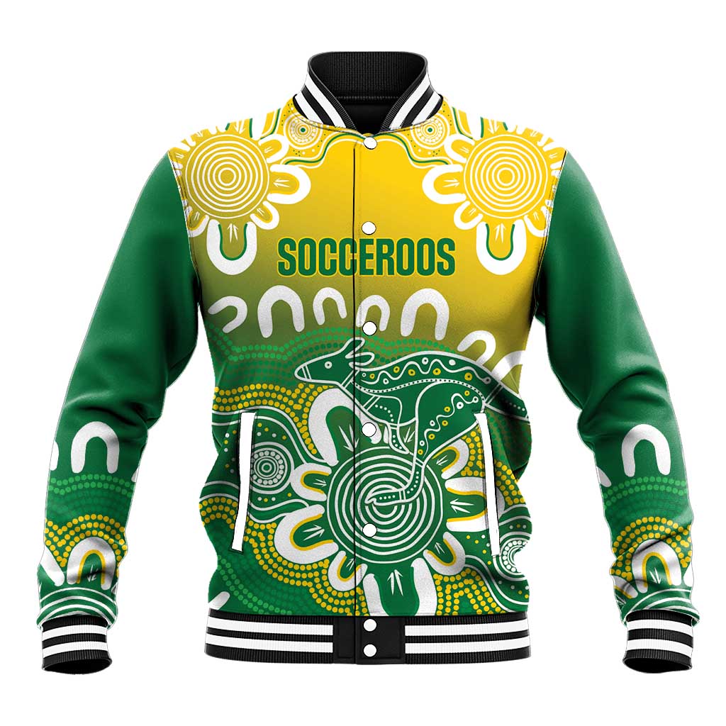 Custom Australia Socceroos Football Baseball Jacket Come On Aussie
