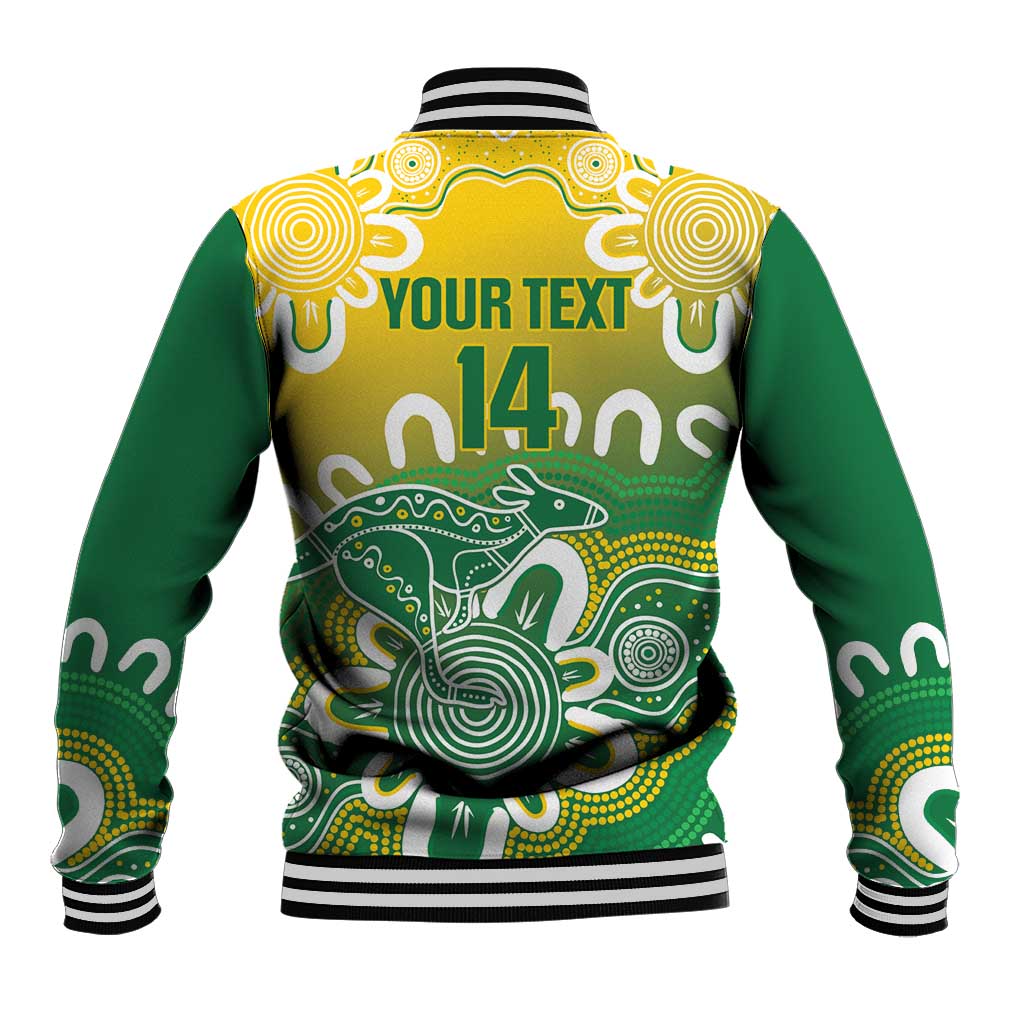 Custom Australia Socceroos Football Baseball Jacket Come On Aussie