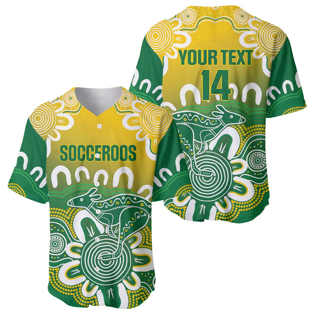 Custom Australia Socceroos Football Baseball Jersey Come On Aussie