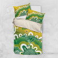 Custom Australia Socceroos Football Bedding Set Come On Aussie