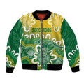 Custom Australia Socceroos Football Bomber Jacket Come On Aussie