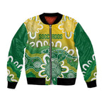 Custom Australia Socceroos Football Bomber Jacket Come On Aussie
