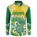 Custom Australia Socceroos Football Button Sweatshirt Come On Aussie