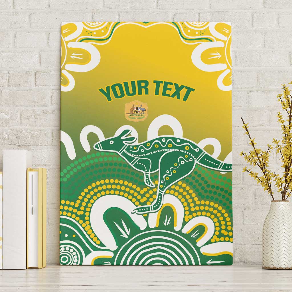 Custom Australia Socceroos Football Canvas Wall Art Come On Aussie