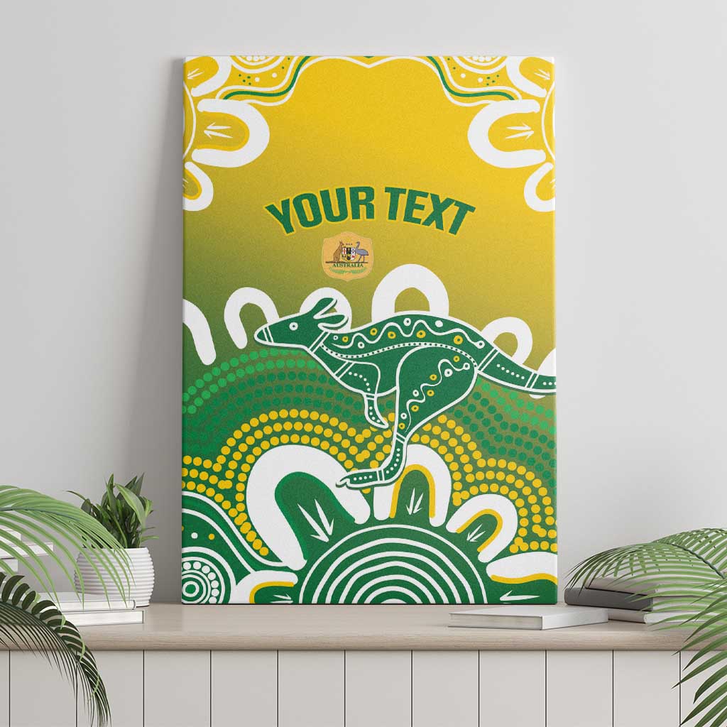 Custom Australia Socceroos Football Canvas Wall Art Come On Aussie