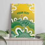 Custom Australia Socceroos Football Canvas Wall Art Come On Aussie