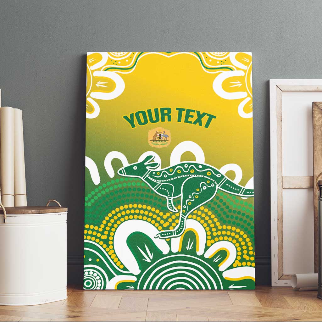 Custom Australia Socceroos Football Canvas Wall Art Come On Aussie