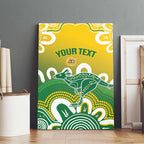 Custom Australia Socceroos Football Canvas Wall Art Come On Aussie